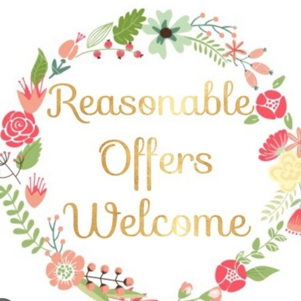 Reasonable offers welcome